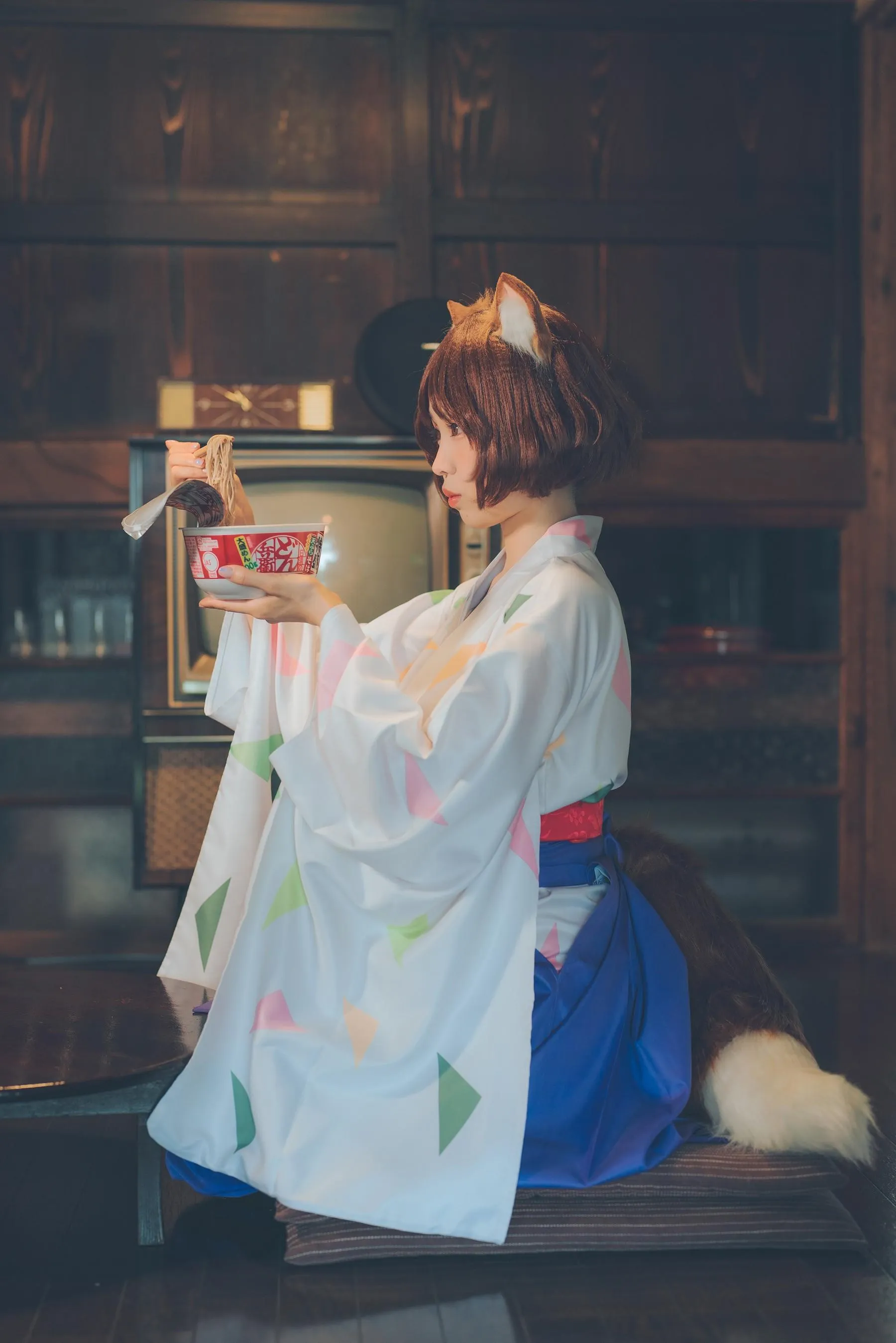 ElyEE子 – NO.113 2023.July A-Dongitsune ~Taisho-era 大正小狐狸 [46P]插图7